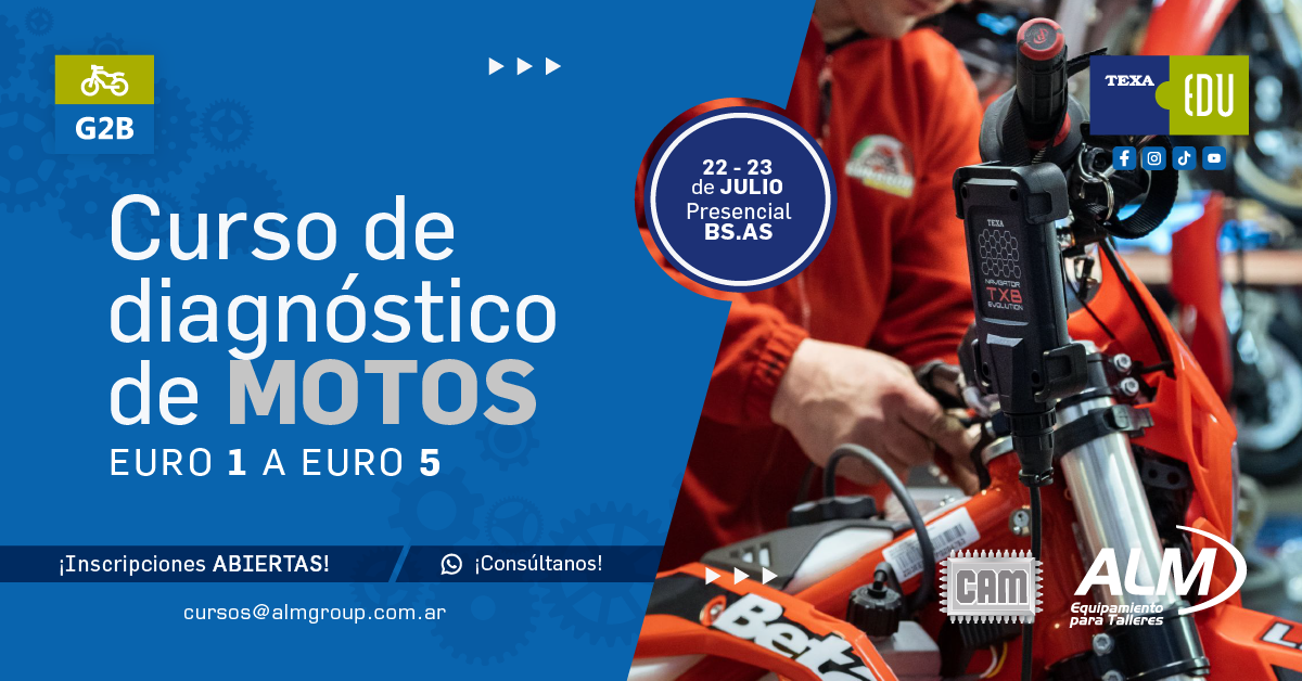 Curso Diagnóstico de motos - PRESENCIAL en Buenos Aires