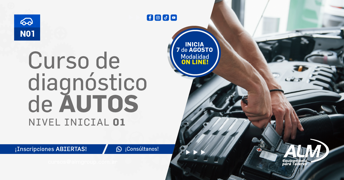 Curso de diagnóstico para autos Nivel 1 - On Line