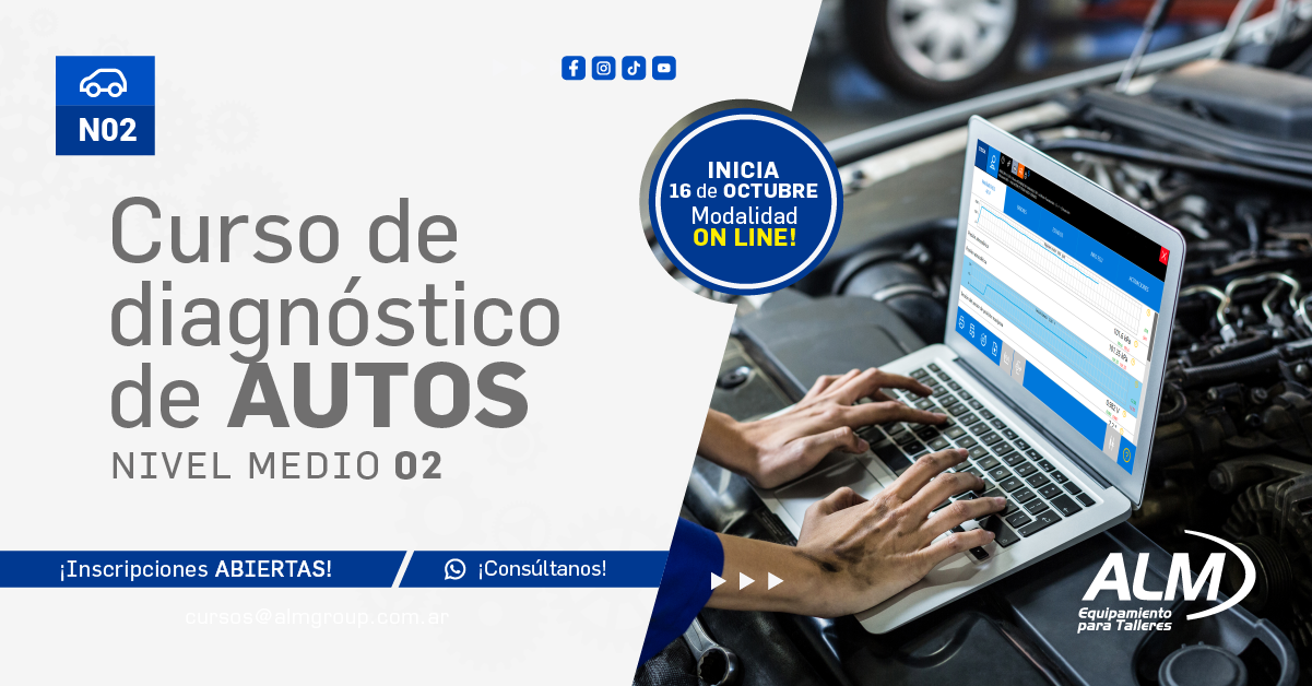 Curso de diagnóstico para autos Nivel 2 - On Line