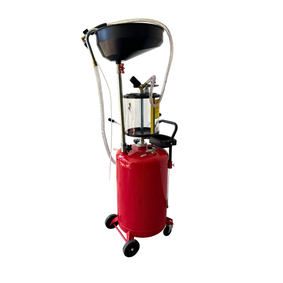 EXTRACTOR RECOLECTOR DE ACEITE NEUMATICO 70L CON VISOR